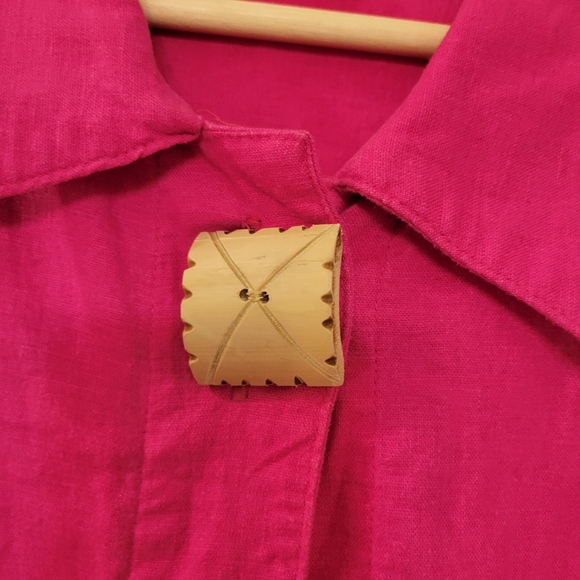 Vintage Painted Pony Fuschia Jacket, Size XL - Picture 5 of 9